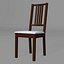 Börje Chair Brown Gobo White