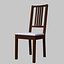 Börje Chair Brown Gobo White