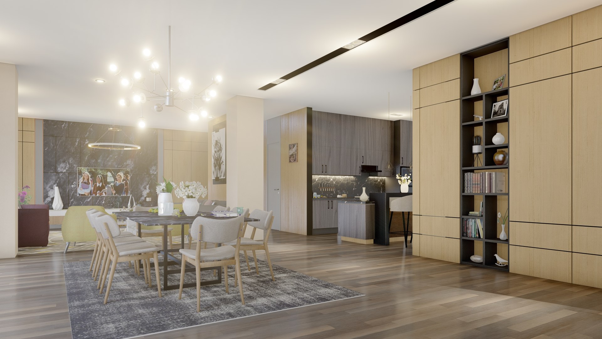 Modern Luxury Apartment Interior Revit Design 3D Model - TurboSquid 2204591