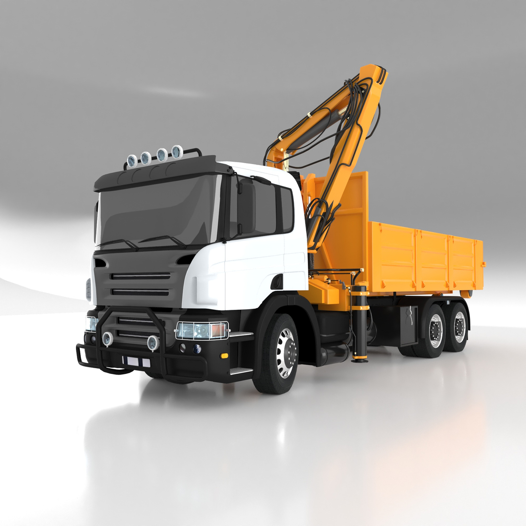 Crane Truck 3D model TurboSquid 1730862