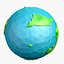 dibujos animados low poly planet 2