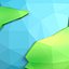 dibujos animados low poly planet 2