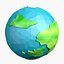 dibujos animados low poly planet 2
