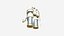 Jetpack C05 White Gold - 공상과학 캐릭터 디자인