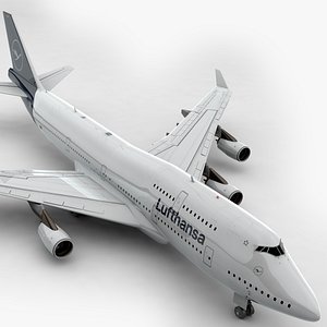 boeing 747 lufthansa l801 3D