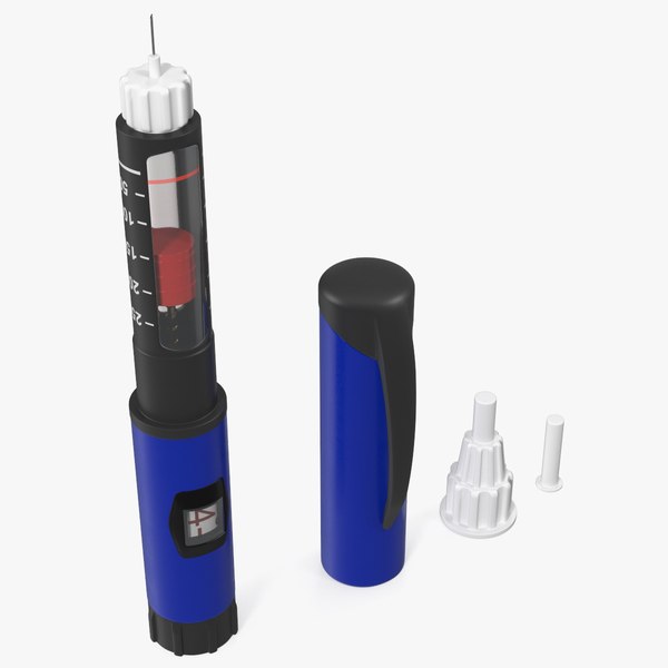 Smart Insulin Pen 250ml Blue 3D 모델 TurboSquid 2089600