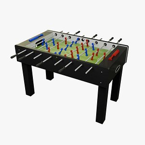 3D Table Football Game model