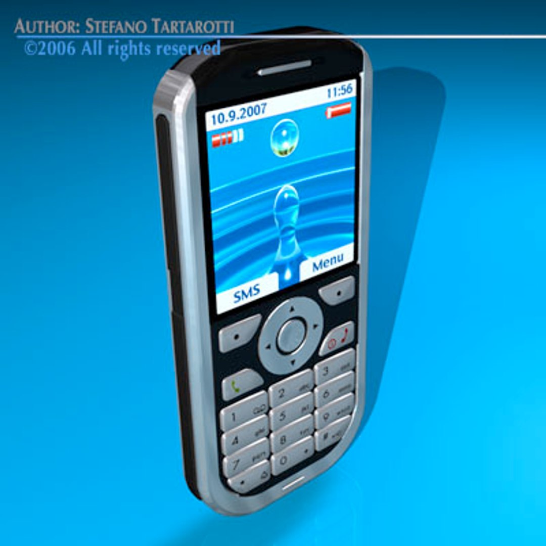 3d generic mobile phone model