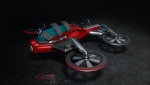 3D Sci Fi Drone