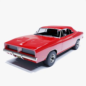 1960s Muscle Car - Interior and Exterior