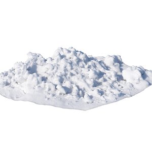 Ultra realistic a Pile of snow 2021 3D model