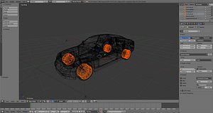 car shape keys 3D model