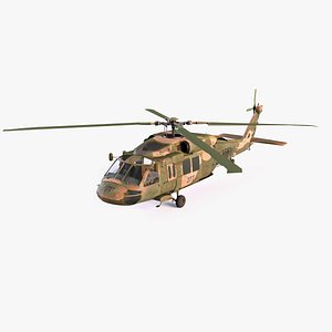 Black Hawk Helicopter ADF 3D model