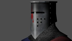 3ds max rigged medieval guard