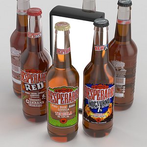 desperados bottles 3D model