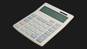 Vintage Calculator 3D model