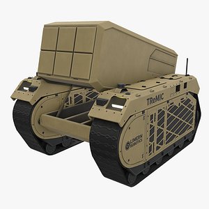 Smart Military MLRS Robot - Yellow model
