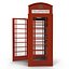 max british red telephone box