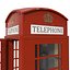 max british red telephone box
