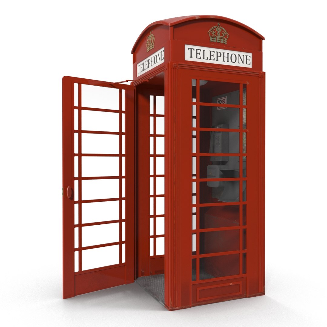 Max British Red Telephone Box