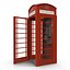 max british red telephone box