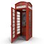 max british red telephone box