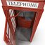 max british red telephone box