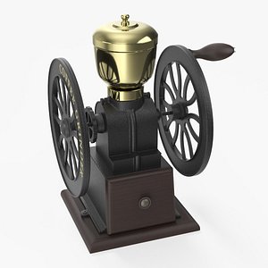 3D Vintage Coffee Grinder Brand New