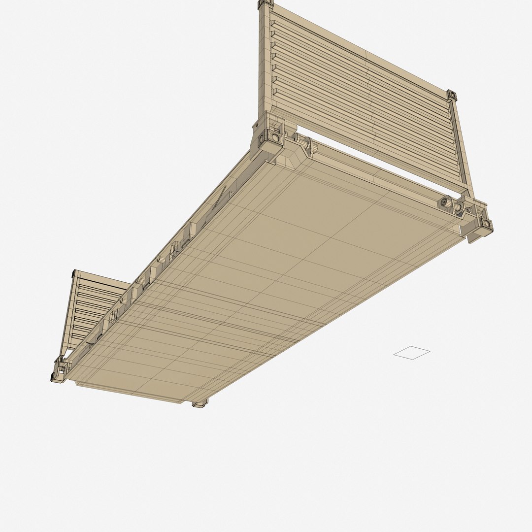 Flat Rack Container 3D - TurboSquid 1613997