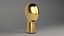 Head Display Stand Gold