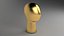 Head Display Stand Gold