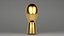 Head Display Stand Gold