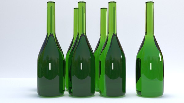 wine bottle 3D model