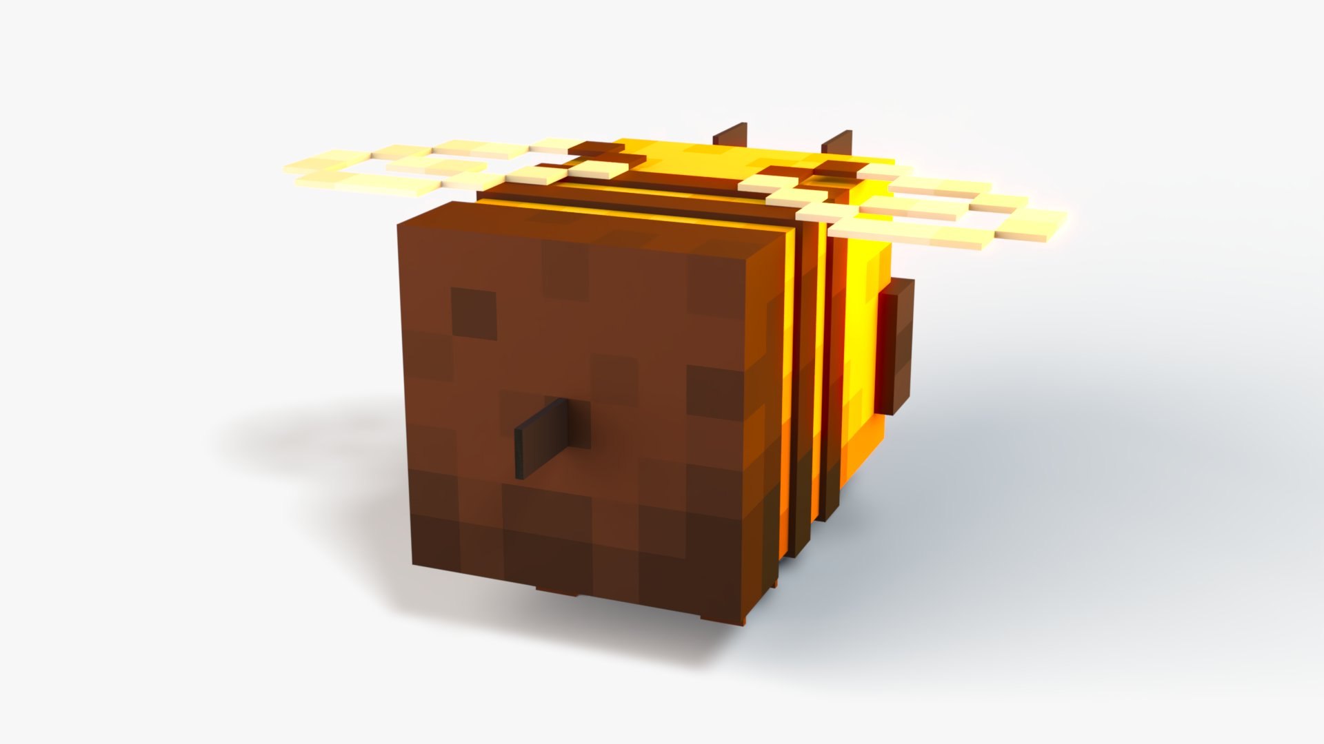 3D Model Minecraft Bee Rig - TurboSquid 2510160