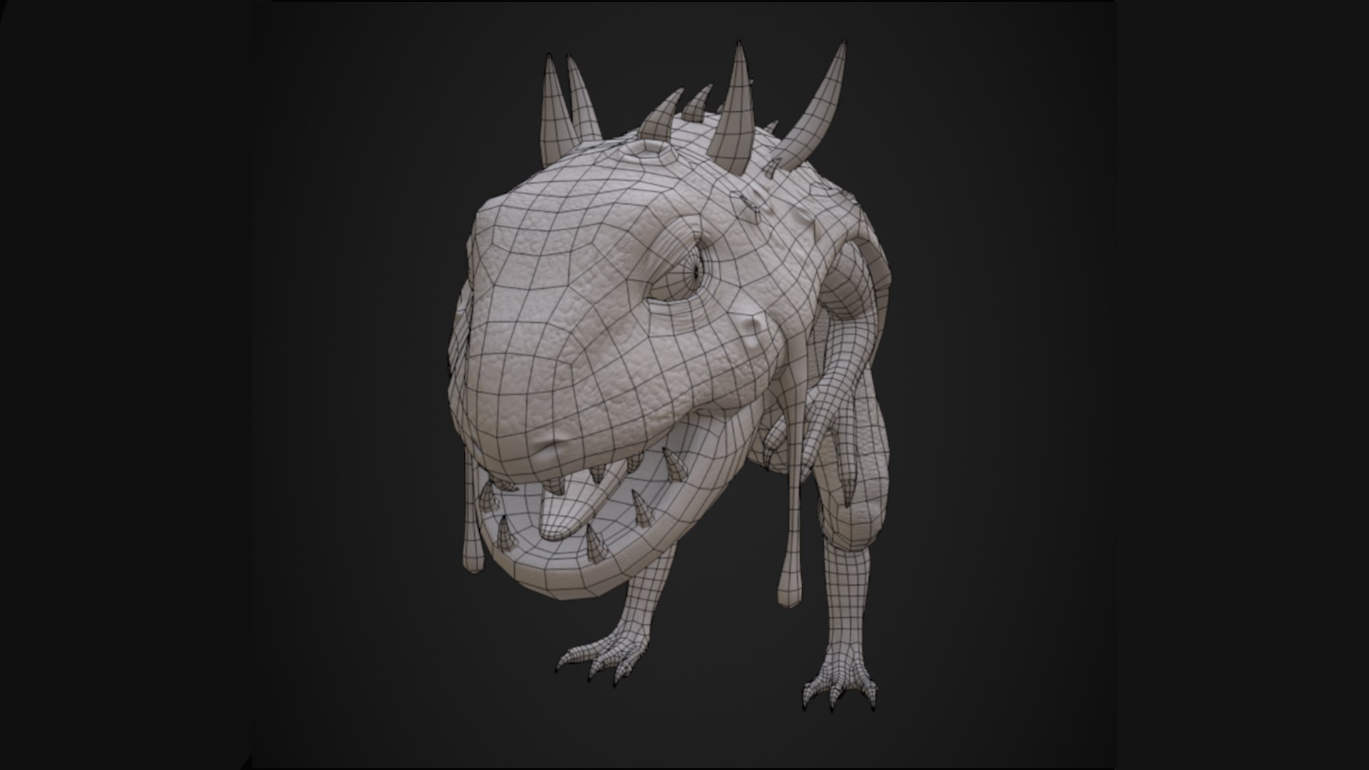 Dino  Low-poly 3D model 3D model https://p.turbosquid.com/ts-thumb/oO/LIfWsD/bI/dino_wireframe002/jpg/1768970394/1920x1080/fit_q87/e0367694f331f334420baa397515691ddda98666/dino_wireframe002.jpg