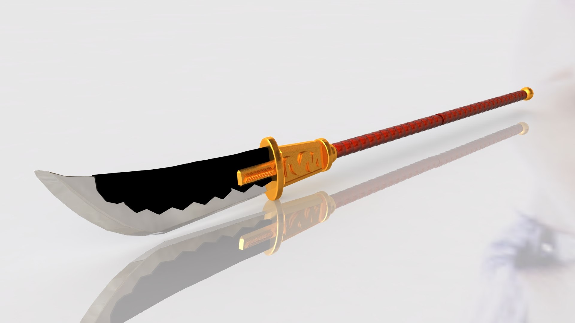 Mihawk Yoru Sword - One Piece - 3D Print Model – Wireframe