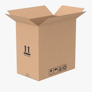 Cardboard Box 50x30x50 Half Open