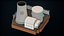 Lowpoly Cartoon Thermal Power Station PBR