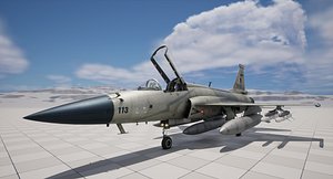Rigged JF-17 Fighter Jet model