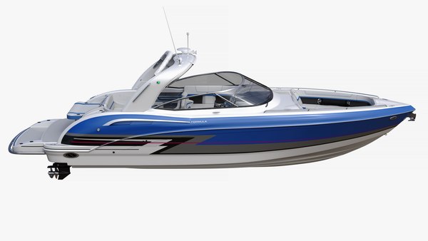 Formula 350 FX CBR 럭셔리 스포츠 보트 및 트레일러 Phoenix 3D 모델 - TurboSquid 1578477