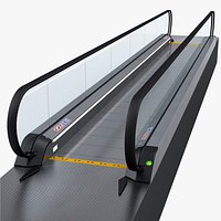 Airport Moving Walkway Rigged