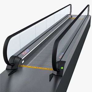 Airport Moving Walkway Rigged