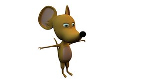 mouse cartoon 3d model