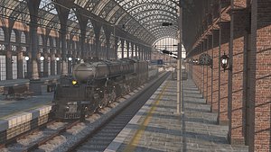 Train Station 3D model