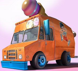 CARTOON Ice Cream Truck