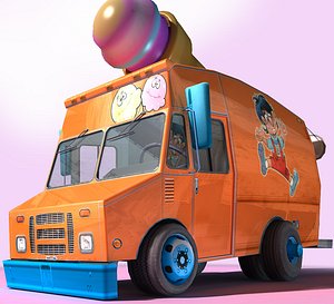 CARTOON Ice Cream Truck