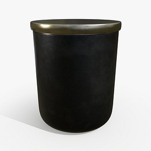 3D Box Casper Steel Black