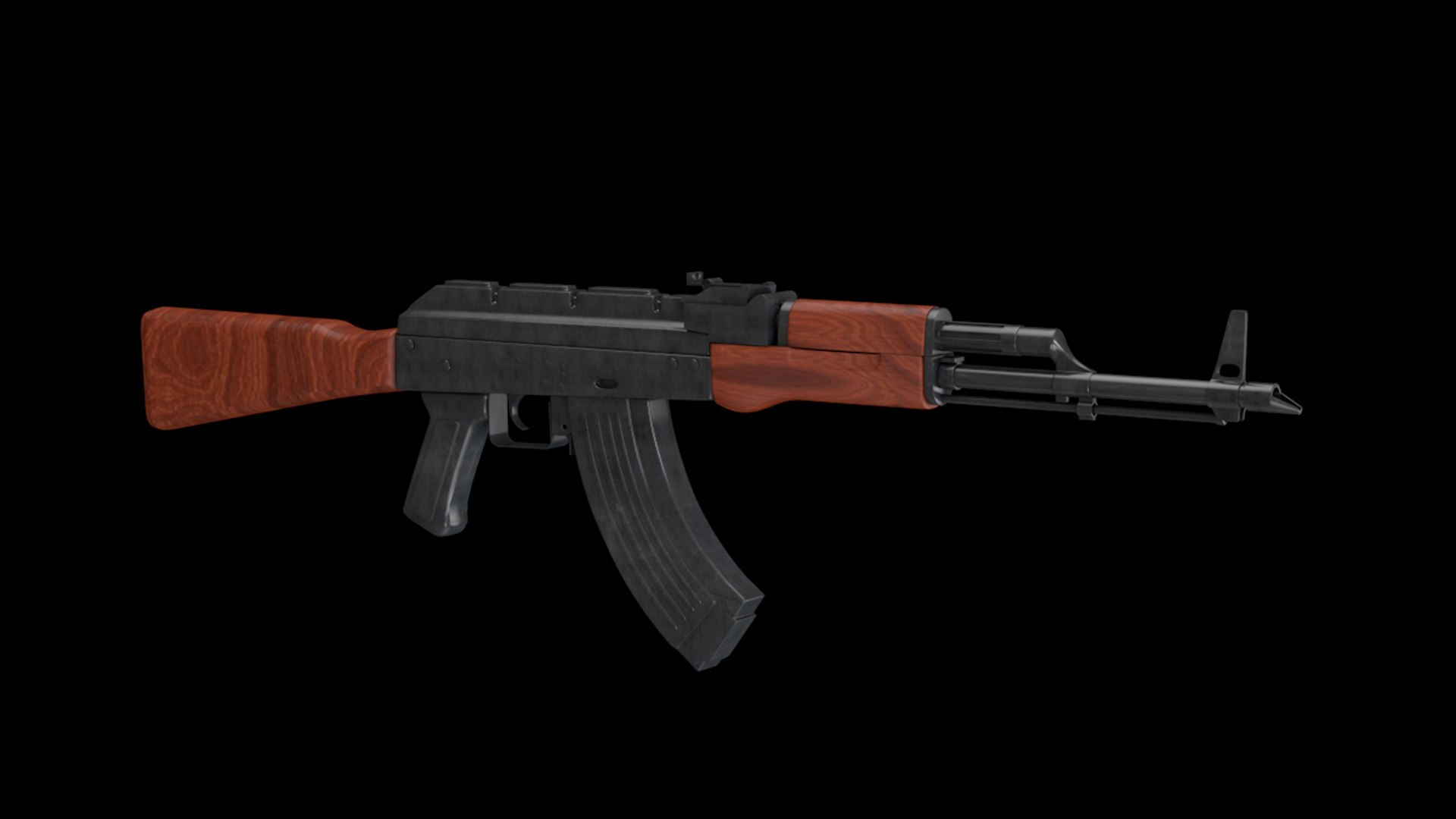 Akm Pubg 3D Model - TurboSquid 1263927