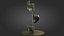 Antyczne schody spiralne zielone - PBR
