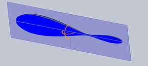 3D large gnomon sundial analemma